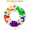 imageJOYIN Inflatable Swim Tube Raft 3 pack with Summer Fruits Painting Pool Toys for Swimming Pool Party DecorationsAnimal