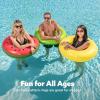 imageJOYIN Inflatable Swim Tube Raft 3 pack with Summer Fruits Painting Pool Toys for Swimming Pool Party DecorationsFruit