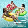 imageJOYIN Inflatable Swim Tube Raft 3 pack with Summer Fruits Painting Pool Toys for Swimming Pool Party DecorationsFruit