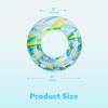 imageJOYIN Inflatable Swim Tube Raft 3 pack with Summer Fruits Painting Pool Toys for Swimming Pool Party DecorationsTropical
