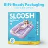imageSLOOSH Inflatable Tanning Pool Lounger Float85 x 57 Extra Large Pool Floats Adult with Pillow4 in 1 Suntan Tub Raft FloatieSunbathing Bed Lounge Blow Up Ball Pit Party GiftsXLCyan WhitePurple