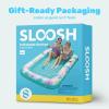 imageSLOOSH Inflatable Tanning Pool Lounger Float85 x 57 Extra Large Pool Floats Adult with Pillow4 in 1 Suntan Tub Raft FloatieSunbathing Bed Lounge Blow Up Ball Pit Party GiftsXLCyan WhiteTropical Blue