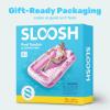 imageSLOOSH Inflatable Tanning Pool Lounger Float85 x 57 Extra Large Pool Floats Adult with Pillow4 in 1 Suntan Tub Raft FloatieSunbathing Bed Lounge Blow Up Ball Pit Party GiftsXLCyan WhiteBlushing Pink