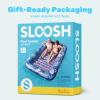 imageSLOOSH Inflatable Tanning Pool Lounger Float85 x 57 Extra Large Pool Floats Adult with Pillow4 in 1 Suntan Tub Raft FloatieSunbathing Bed Lounge Blow Up Ball Pit Party GiftsXLCyan WhiteDark Blue