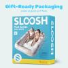 imageSLOOSH Inflatable Tanning Pool Lounger Float85 x 57 Extra Large Pool Floats Adult with Pillow4 in 1 Suntan Tub Raft FloatieSunbathing Bed Lounge Blow Up Ball Pit Party GiftsXLCyan WhiteGolden White