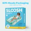 imageSLOOSH Inflatable Tanning Pool Lounger Float85 x 57 Extra Large Pool Floats Adult with Pillow4 in 1 Suntan Tub Raft FloatieSunbathing Bed Lounge Blow Up Ball Pit Party GiftsXLCyan WhiteAqua Blue