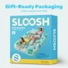 imageSLOOSH Inflatable Tanning Pool Lounger Float85 x 57 Extra Large Pool Floats Adult with Pillow4 in 1 Suntan Tub Raft FloatieSunbathing Bed Lounge Blow Up Ball Pit Party GiftsXLCyan WhiteAqua Blue