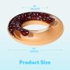 imageSloosh 4 Pack Inflatable Pool Floats Pool Tube Rings Swim Tubes Floaties Toys Beach Swimming Party Toys for Kids and AdultsDonut