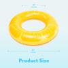 imageSloosh 4 Pack Inflatable Pool Floats Pool Tube Rings Swim Tubes Floaties Toys Beach Swimming Party Toys for Kids and AdultsFruit