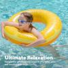 imageSloosh 4 Pack Inflatable Pool Floats Pool Tube Rings Swim Tubes Floaties Toys Beach Swimming Party Toys for Kids and AdultsFruit