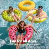 imageSloosh 4 Pack Inflatable Pool Floats Pool Tube Rings Swim Tubes Floaties Toys Beach Swimming Party Toys for Kids and AdultsFruit