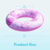 imageSloosh 4 Pack Inflatable Pool Floats Pool Tube Rings Swim Tubes Floaties Toys Beach Swimming Party Toys for Kids and AdultsTropical Leaves