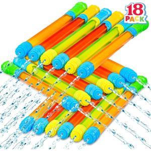 imageJOYIN 18 Pack 165 Water Gun Blaster Squirt Guns Bulk Water Guns Summer Outdoor Swimming Pool Backyard Beach Water Game Fighting Play Pool Toys