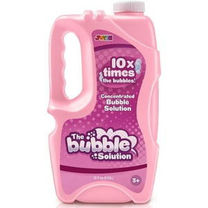 image:imageJOYIN 32 OZ Concentrated Bubble Solution for Bubble Machines Up to 25 Gallons Concentrated Solution Refills for Machine Wands Blower Easter Kids PartiesLight Pink