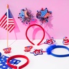 image:imageJOYIN 10 Pcs 4th of July Patriotic Headband American Flag Headbands for Women 4th of July Accessories for Independence Day Memorial Day Veterans Day Honoring Themed Party Favors1 Count Pack of 10
