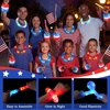 image:imageJOYIN 12 PCS 4th of July Red White Blue Glow Sticks amp Light Up Pop Tubes Patriotic Glow Toys Light up Bracelet Necklace Independence Day Party Favors Supplies for Parade Camp Games amp Activities