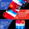 image:imageJOYIN 12 PCS 4th of July Red White Blue Glow Sticks amp Light Up Pop Tubes Patriotic Glow Toys Light up Bracelet Necklace Independence Day Party Favors Supplies for Parade Camp Games amp Activities