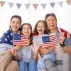 image:imageJOYIN 12 Pcs 11 x 8 July 4th American Flags with Sticks Fabric USA Flags with Wooden Poles Handheld Flags for Patriotic Parade Outdoor Yard Decor Memorial Independence Day Party Supply