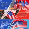 image:imageJOYIN 12 Pcs 11 x 8 July 4th American Flags with Sticks Fabric USA Flags with Wooden Poles Handheld Flags for Patriotic Parade Outdoor Yard Decor Memorial Independence Day Party Supply