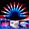 image:imageJOYIN 12 Pcs July 4th Foam Glow Sticks 16 Red White Blue Patriotic LED Sticks with 3 Lightup Modes Glow in the Dark Party Favor Supply for Independence Day Parade Carnival Festive Celebration