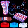 image:imageJOYIN 162 Pcs 4th of July 250th Anniversary Patriotic Sticks with Connector Red White Blue Glow Sticks Bulk Light Up Bracelets amp Necklaces Kids Glow in the Dark Party Supplies for Independence Day