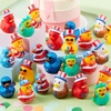 image:imageJOYIN 24 Pcs Patriotic Rubber Ducks Red White Blue 4th of July Bulk Ducks with 8 Patriotic Designs Independence Day Party Favor Gift Bath Toys for Kids ToddlersStriped Color