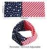 image:imageJOYIN 4 Pcs Patriotic Accessories Set  US American Flag Headband Bandana and 2 Hairpins for Independence Day Memorial Day Veterans Day and Celebrations