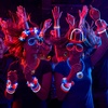 image:imageJOYIN 4th of July Patriotic Glow Stick Glasses Necklace Bracelets Headbands Earrings Accessories Red White Blue Light Up Sticks Glow in the Dark Party Supplies for Independence Day Parade Celebration