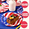 image:imageJOYIN 72 Pcs July 4th Patriotic Plates 9 American Flag Disposable Paper Plates for 4th of july party Independence Day Memorial Day Patriotic Party Supplies