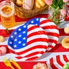 image:imageJOYIN 72 Pcs July 4th Patriotic Plates 9 American Flag Disposable Paper Plates for 4th of july party Independence Day Memorial Day Patriotic Party Supplies