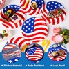 image:imageJOYIN 72 Pcs July 4th Patriotic Plates 9 American Flag Disposable Paper Plates for 4th of july party Independence Day Memorial Day Patriotic Party Supplies