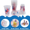 image:imageJOYIN 72 Pcs Patriotic Plastic Cups 16 OZ 4th of July Clear Disposable Cups with Red amp Blue Star Pattern for Patriotic Party Supplies 4th of July Decoration Independence Day Memorial Day