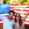 image:imageJOYIN 8Pcs 4th of July American Flag Glasses in Red White amp Blue Multi Style Patriotic USA Sunglass Eyewear for 4th of July Party Accessories Independence Day Parade Dress Up Accessory Supply