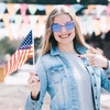 image:imageJOYIN 8Pcs 4th of July American Flag Glasses in Red White amp Blue Multi Style Patriotic USA Sunglass Eyewear for 4th of July Party Accessories Independence Day Parade Dress Up Accessory Supply