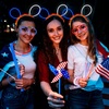 image:imageJOYIN 90 PCS July 4th Glow Sticks Set Red White Blue Patriotic Glow Sticks with Connectors Glow in the Dark Pinwheels Wands Headbands amp Glasses Party Favors for Independence Day Accessory Decor