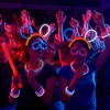 image:imageJOYIN 90 PCS July 4th Glow Sticks Set Red White Blue Patriotic Glow Sticks with Connectors Glow in the Dark Pinwheels Wands Headbands amp Glasses Party Favors for Independence Day Accessory Decor