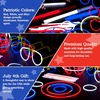 image:imageJOYIN 90 PCS July 4th Glow Sticks Set Red White Blue Patriotic Glow Sticks with Connectors Glow in the Dark Pinwheels Wands Headbands amp Glasses Party Favors for Independence Day Accessory Decor