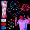 image:imageJOYIN 99 PCS 4th of July Patriotic Glow Sticks Glasses Bracelets Kids Glow in the Dark Party Supplies Red White and Blue Light Up Sticks LED Necklace Patriotic Accessories for Independence Day