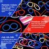 image:imageJOYIN 99 PCS 4th of July Patriotic Glow Sticks Glasses Bracelets Kids Glow in the Dark Party Supplies Red White and Blue Light Up Sticks LED Necklace Patriotic Accessories for Independence Day