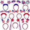 image:imageJOYIN 10 Pcs 4th of July Patriotic Headband American Flag Headbands for Women 4th of July Accessories for Independence Day Memorial Day Veterans Day Honoring Themed Party Favors1 Count Pack of 10