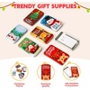 image:imageJOYIN 6PCS Gift Card Holder Boxes Christmas 433 x 26 x 06 Tins Money Cash Holders Unique for Xmas Holiday Birthday Present Decor Party Favors Silver Coin Boxes with Lids in 6 Designs