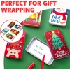 image:imageJOYIN 6PCS Gift Card Holder Boxes Christmas 433 x 26 x 06 Tins Money Cash Holders Unique for Xmas Holiday Birthday Present Decor Party Favors Silver Coin Boxes with Lids in 6 Designs