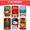 image:imageJOYIN 6PCS Gift Card Holder Boxes Christmas 433 x 26 x 06 Tins Money Cash Holders Unique for Xmas Holiday Birthday Present Decor Party Favors Silver Coin Boxes with Lids in 6 Designs