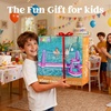 image:imageJOYIN Inflatable Volleyball Net amp Basketball Hoops Pool Float Set Balls Included for KidsAdults Summing Pool Game Floating Summer Floaties Volleyball Court BasketballLDark BluePink Purple