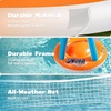image:imageJOYIN Inflatable Volleyball Net amp Basketball Hoops Pool Float Set Balls Included for KidsAdults Summing Pool Game Floating Summer Floaties Volleyball Court BasketballLDark BlueOrange