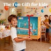 image:imageJOYIN Inflatable Volleyball Net amp Basketball Hoops Pool Float Set Balls Included for KidsAdults Summing Pool Game Floating Summer Floaties Volleyball Court BasketballLDark BlueOrange