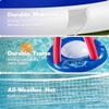image:imageJOYIN Inflatable Volleyball Net amp Basketball Hoops Pool Float Set Balls Included for KidsAdults Summing Pool Game Floating Summer Floaties Volleyball Court BasketballLDark BlueRed