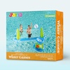 image:imageJOYIN Inflatable Volleyball Net amp Basketball Hoops Pool Float Set Balls Included for KidsAdults Summing Pool Game Floating Summer Floaties Volleyball Court BasketballLDark BlueGreen Blue