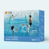 image:imageJOYIN Inflatable Volleyball Net amp Basketball Hoops Pool Float Set Balls Included for KidsAdults Summing Pool Game Floating Summer Floaties Volleyball Court BasketballLDark BlueBlue Cyan