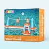 image:imageJOYIN Inflatable Volleyball Net amp Basketball Hoops Pool Float Set Balls Included for KidsAdults Summing Pool Game Floating Summer Floaties Volleyball Court BasketballLDark BlueOrange